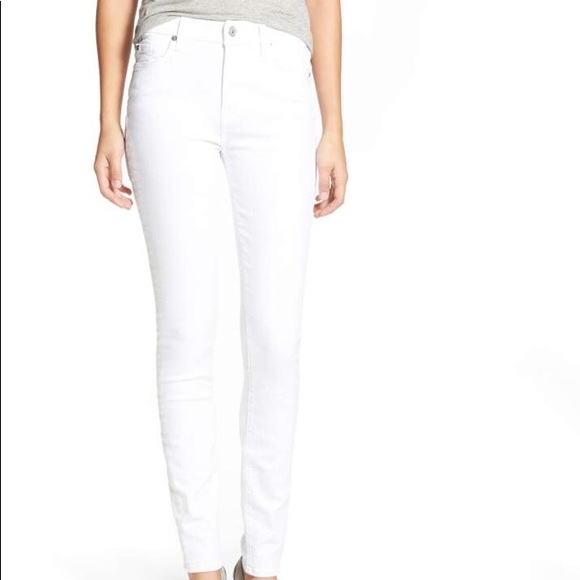 7 For All Mankind Denim - 7 for All Mankind - ‘The Skinny’ white jeans